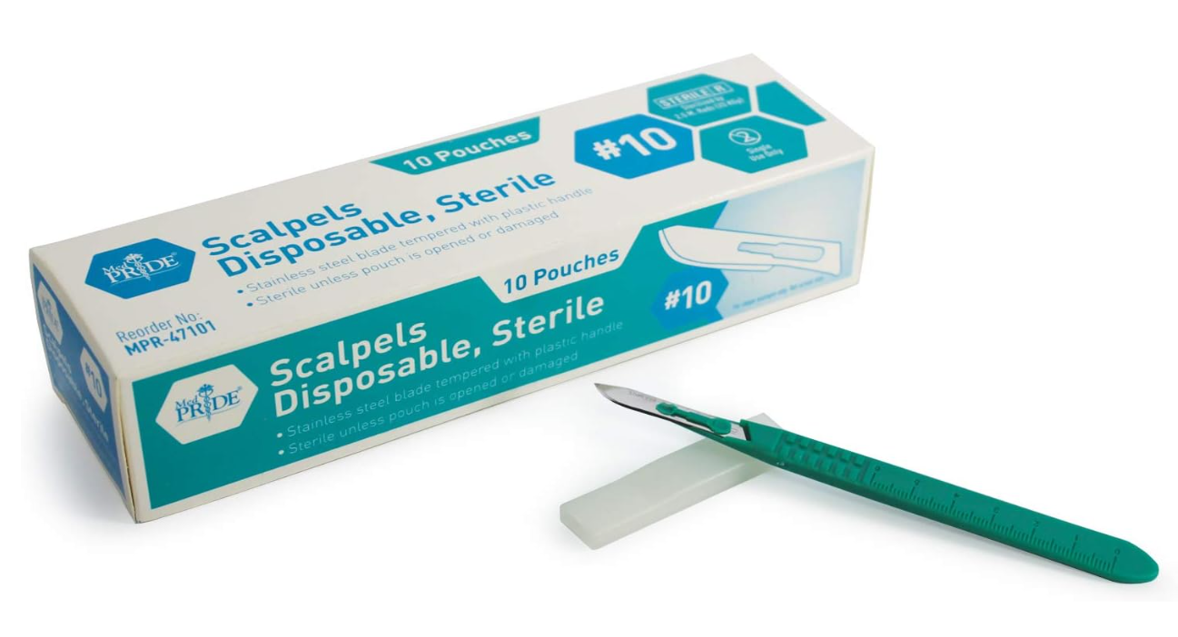 MEDPRIDE Disposable Sterile Scalpels #10