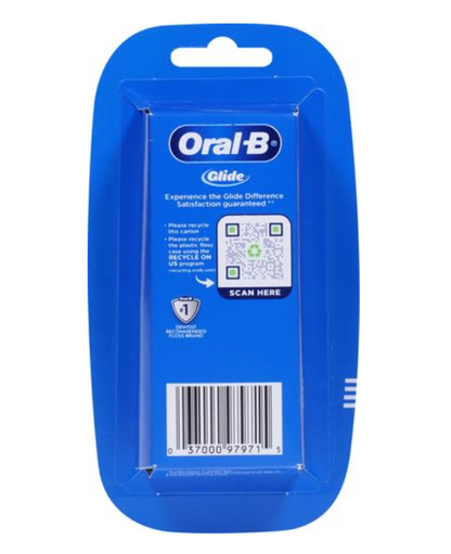 Hilo dental Oral-B Glide Pro-Health, limpieza profunda, sabor a menta fresca, 40 m