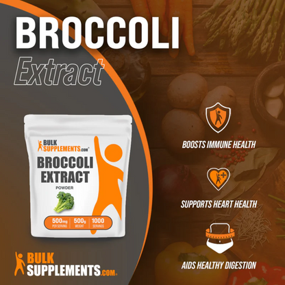 Broccoli Extract Powder 500mg by Bulksupplements.com