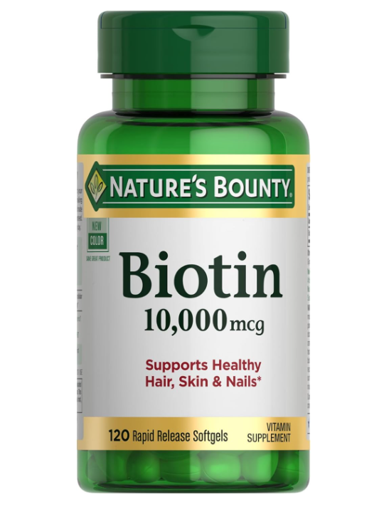 Nature's Bounty Biotin 10000 mcg 120 softgels