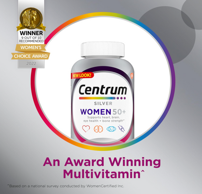 Centrum Silver Women's Multivitamin for Women 50 Plus 20 Tablets