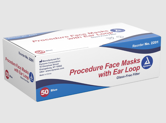 Dynarex® Procedure Face Masks 50 sheets