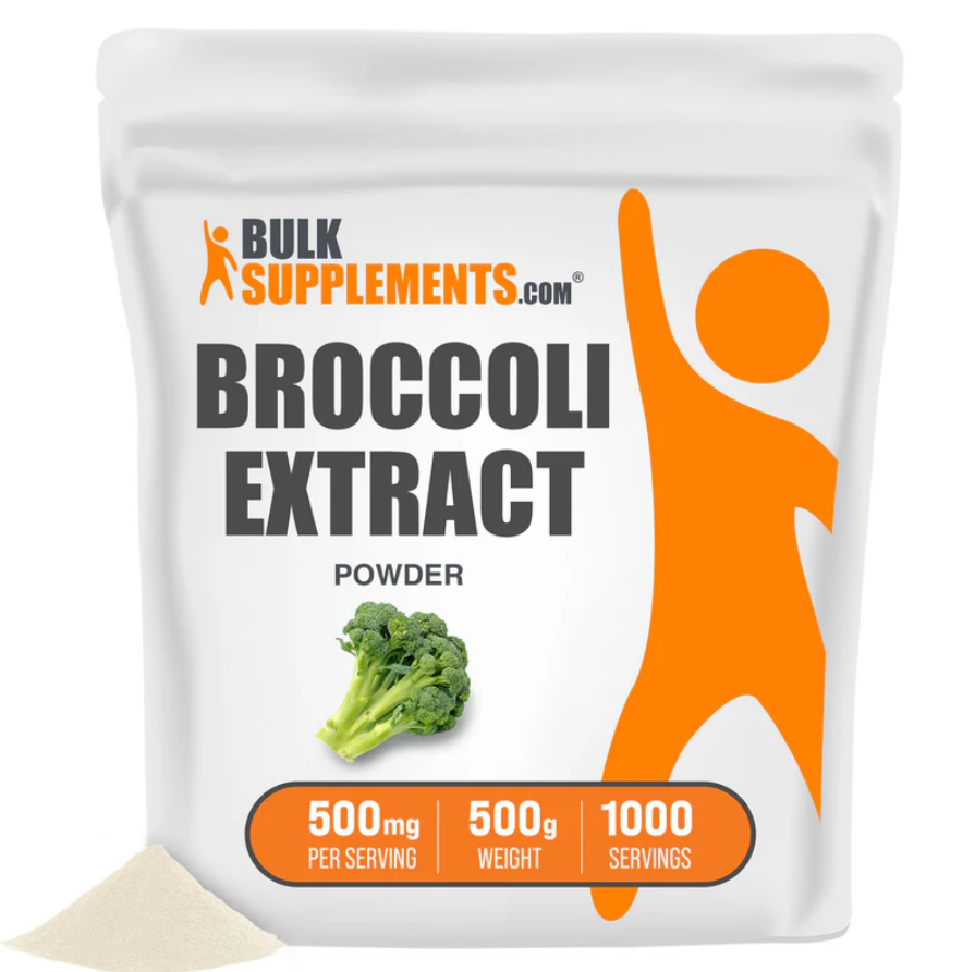 Broccoli Extract Powder 500mg by Bulksupplements.com