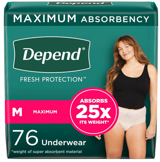 Depend Fresh Protection Underwear for Women