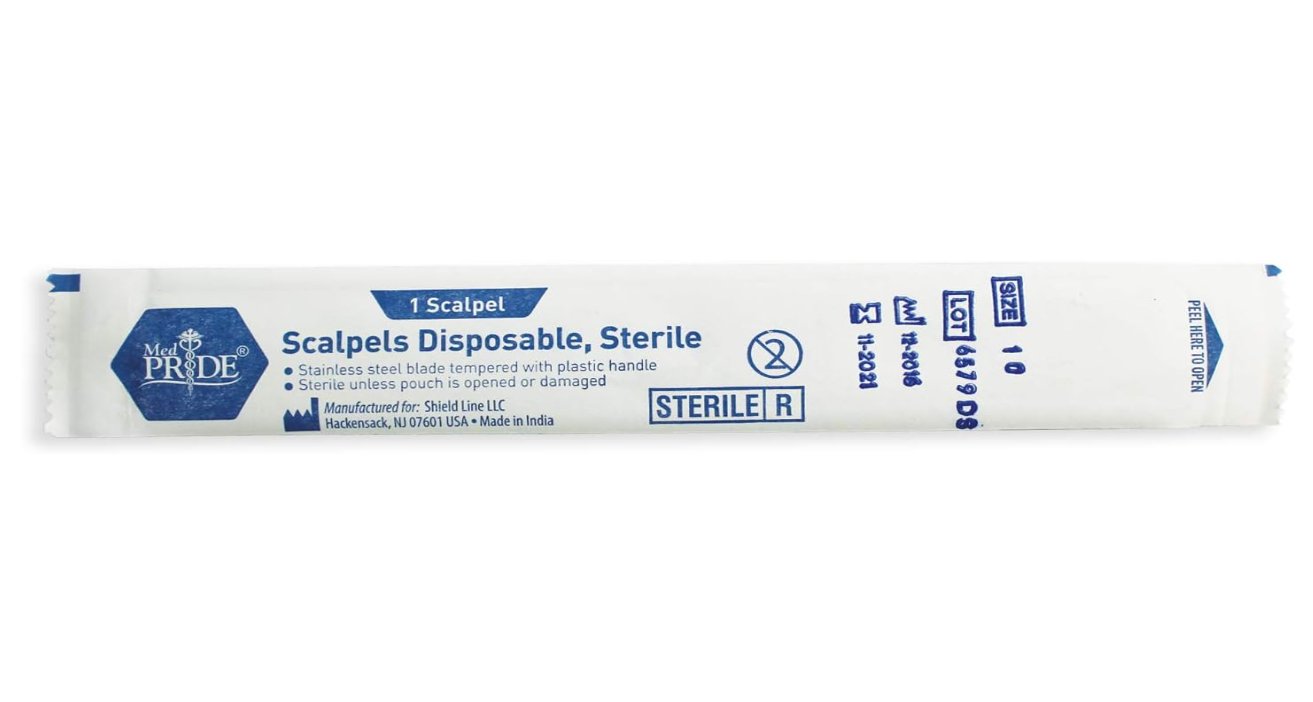 MEDPRIDE Disposable Sterile Scalpels #10