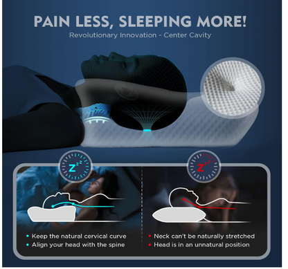 OSTEO Contour Memory Foam Pillow Neck Pain Relief