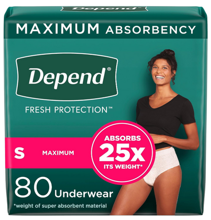 Depend Fresh Protection Underwear for Women