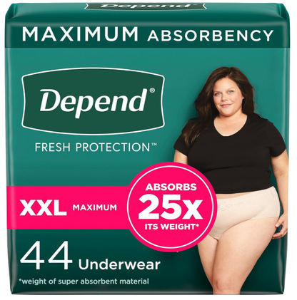 Depend Fresh Protection Underwear for Women